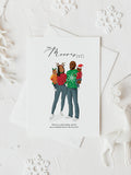 Custom premium Christmas illustration sweater