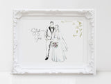 Wedding illustration (simple style)
