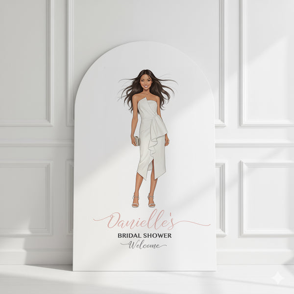 Custom Bridal invitation | Bride personalised portrait fashion illustration Pretty Timely LLC Custom Bridal invitation | Bride personalised portrait fashion illustration Pretty Timely LLC