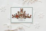 Custom premium Christmas illustration Elf toy packing