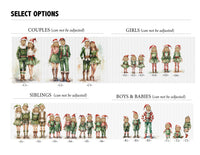 Custom premium Family Christmas illustration Watercolor