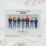 Custom premium Christmas illustration Dear "Santa" themed