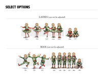Custom premium Christmas illustration Elf house