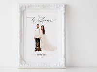 Wedding illustration (select pose from chart)