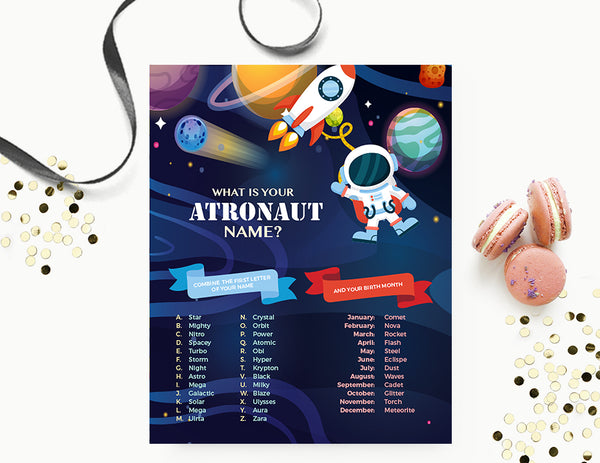 Game| What is your | Astronaut name?